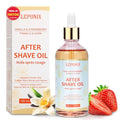LEPONIX After Shave Oil for Women - 2025's Strawberry Vanilla Revolution (Not Grandma's Shave Oil) - Post Shave Treatment Prevents Ingrown Hairs & Razor Burn - Razor Bumps Treatment for Women - 100ml