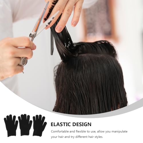 Heat Resistant Hair Styling Gloves 3 Pack - Heat Proof Insulated Hand Protection