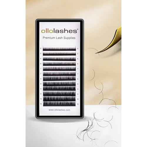 Bottom Lash Extension B C J Curl Mix4-10mm 0.03 0.05 0.07 0.10 0.15 thickness Black Color Super Matte Bottom Lash Extensions, Professional Supplies for Lash Techs (Bottom-J-0.07, 5-10mm)