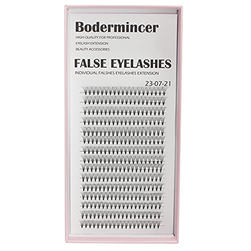 Bodermincer Lashes 10D D Curl 300pcs Large Pack Premade Russian Volume Fans Mink Eyelashes Lash Pre made Eyelash Extensions Supplies (17mm)