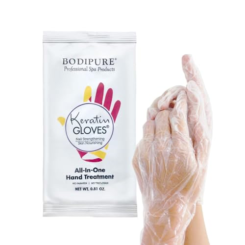 Bodipure Keratin Hand Mask - Deep Moisturizing Gloves for Dry Hands