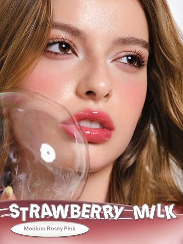 SHEGLAM Glass Lock Lip Gloss - Strawberry Milk