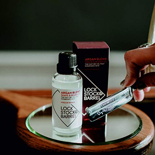 Lock Stock & Barrel Argan Blend Shave & Beard Oil For Men 50 ml