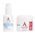 Alpha Essential Renewal Anti-Aging Formula 2oz and Essential Facial Moisturizer with Hyaluronic Acid 2oz