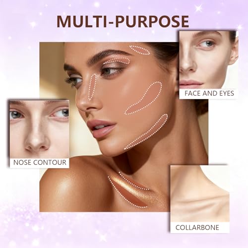 Cream Bronzer Stick for Face & Body - Contouring & Sculpting Makeup, Light to Light-Medium Skin, Vegan & Cruelty-Free