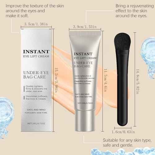 Perfection Eye Tightener, Perfection Primer Tightener, Instant Under Eye Tightener ? Ultimate Lift & Smooth Finish, With brush