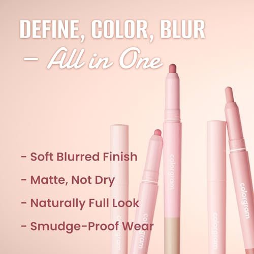 COLORGRAM All In One Lip Liner & Contour 02 Cool Pink