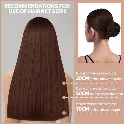 Teenitor Hair Net Set - 40 Invisible Nets & 80 Bobby Pins for Ballet Buns