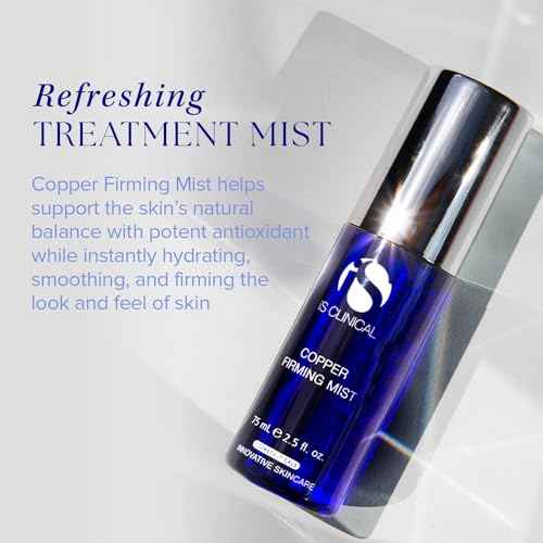 iS CLINICAL Copper Firming Mist; Tones and Firms Skin; Hydrating Mist; Good Setting Spray for Makeup