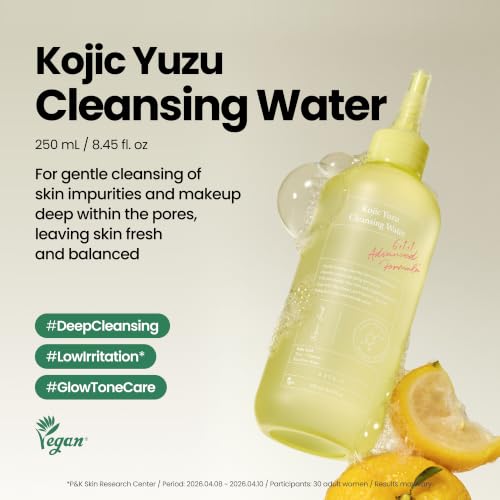 AXIS-Y Kojic Yuzu Cleansing Water - Brightening Micellar Makeup Remover