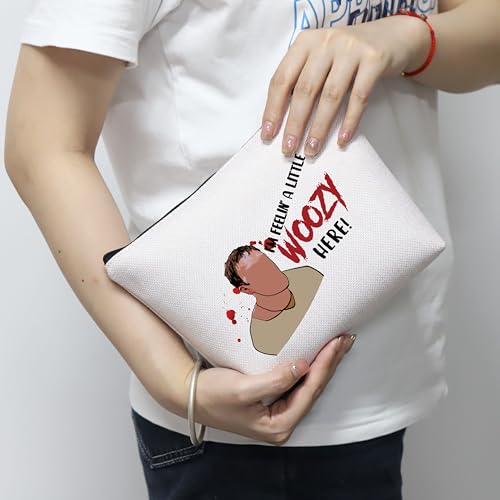 MNIGIU Scream Cosmetic Bag Horror Movie Inspired Gift Scream Fans Gift Scream Merchandise (HERE Bag)
