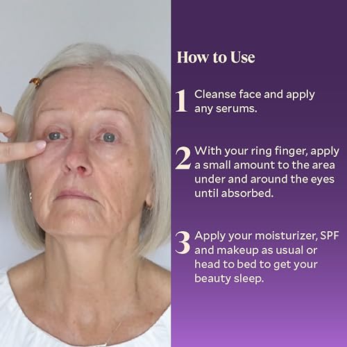 FI?RA Bakuchiol Firming Eye Cream - Designed Specifically For Mature Skin - Targets Wrinkles, Anti-Aging, Dark Spots, and Fine Lines - Hydrating and Rejuvenating Formula - 15 ML / 0.5 FL. OZ.