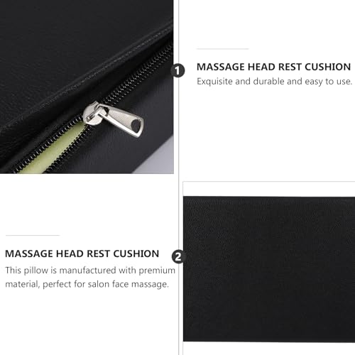 HEALLILY PU Leather Massage Bolster Pillow for Beauty Salon & Spa