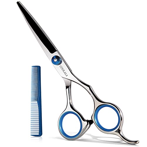COOLALA 6.5" Professional Hair Cutting Scissors Stainless Steel