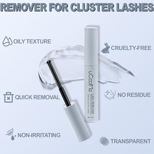 Lash Glue Remover 5ML - Oil-Based, Gentle Formula with Spiral Brush
