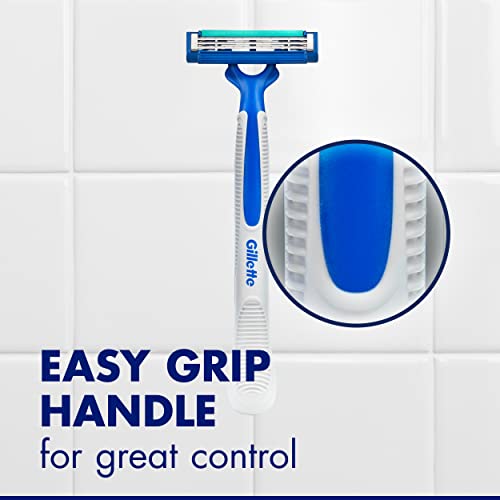 Gillette Sensor3 Simple Men's Disposable Razors, 8 Count