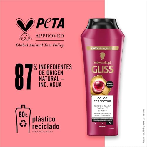 Schwarzkopf Gliss Hair Repair - Ultimate Colour Shampoo - For Color-Treated Hair - 250 ml