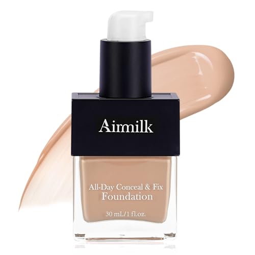 Airmilk Full Cover Foundation 30ml - Waterproof, Acne-Prone Skin