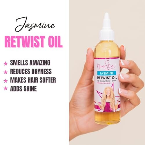 NappStar Retwist Oil for Locs - Jasmine Scent, 4 Oz