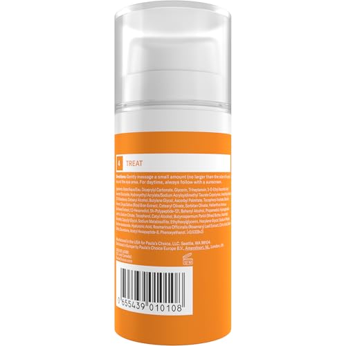 Paula's Choice C5 Super Boost Eye Cream for Dark Circles, Puffy Eyes, Fine Lines & Crow¡¯s Feet, Eye Repair Cream with 5% Vitamin C, Hyaluronic Acid & Peptides, Fragrance Free, 0.5 fl oz