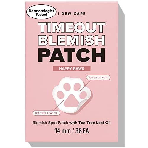 I DEW CARE Rolling With It + Hydrocolloid Acne Pimple Patch - Timeout Blemish Happy Paws Bundle