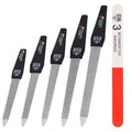 Sapphire Metal Nail File Set with 3-Way Buffer - 6 pcs.