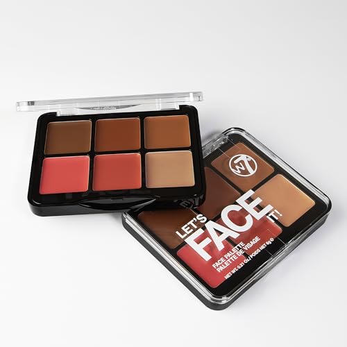 W7 Let's Face It Cream Palette - Deep Desert Glow