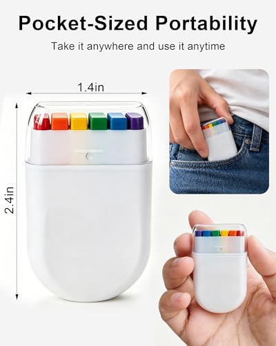 2 Pack Rainbow Pride Face Paint Stick - Water-Based & Skin-Safe