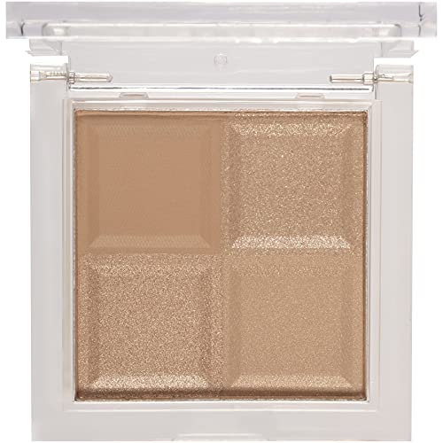 Almay Shadow Squad, 210 Unplugged, 1 count, eyeshadow palette, Gel,Powder (Pack of 2)