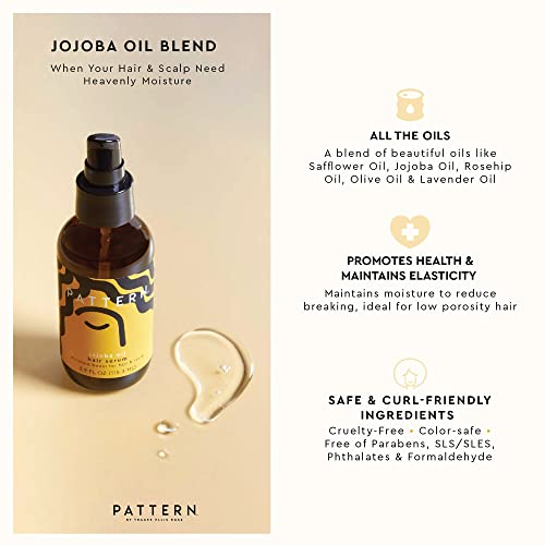 PATTERN Jojoba Hair Serum 3.9oz - Lightweight Moisture for Low Porosity Hair