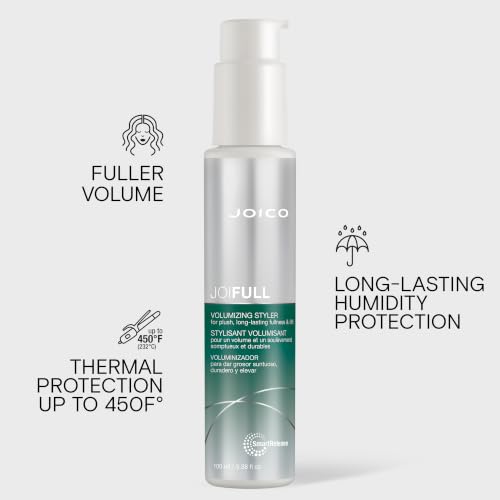 JoiFULL Volumizing Hair Styler 3.4 Fl Oz for Fine Thin Hair, Instant Body & Long-Lasting Volume