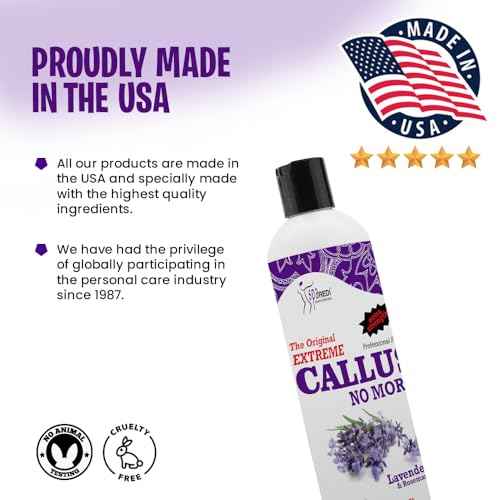 SPA REDI Callus Remover - Removes Toughest Calluses in Seconds and Smooths Dry Cracked Heels, Lavender & Rosemary - 12 Oz