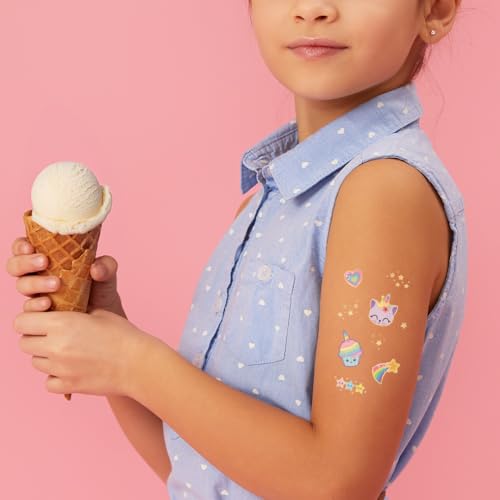 Flash Tattoos Temporary Tattoos for Kids - Waterproof