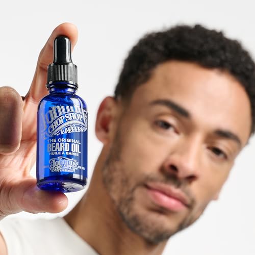 Johnny's Chop Shop Men's Facial Conditioning Beard Oil, Smooth Blend, Natural Oils, Pre/Post Shave 1.01 fl oz (Pack of 1)