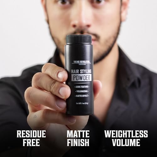 Viking Revolution Hair Styling Powder for Men - Matte Texture & Volume