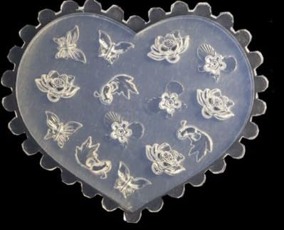 Silicone Nail Art Mold 3D Pattern Design for DIY False Nails & Decorations