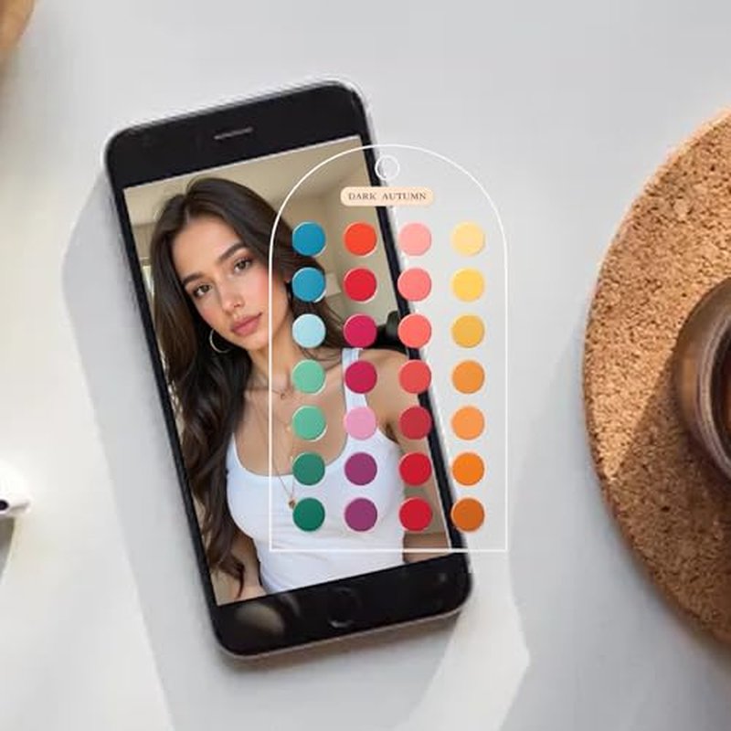 2-Piece Soft Autumn & Summer Color Palette Cards for Fashion