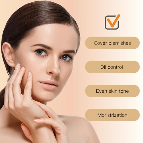 BB Cream SPF 50 Foundation Moisturizer - 9 in 1 Tinted