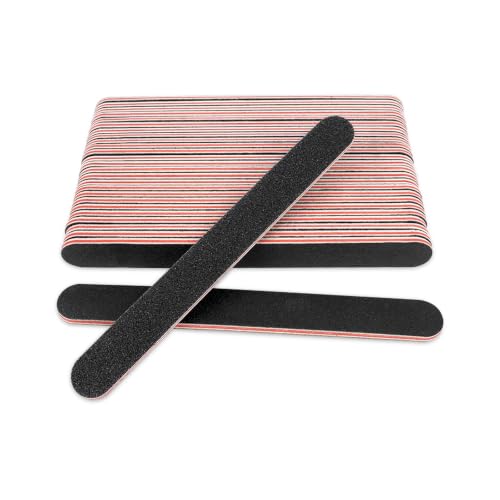20 Pack Nail Files 100/180 Grit Double-Sided Emery Boards for Natural & Acrylic Nails