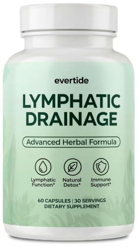 Evertide Lymphatic Drainage Supplements - 30-Day Support with Echinacea & Turmeric - Variation 1