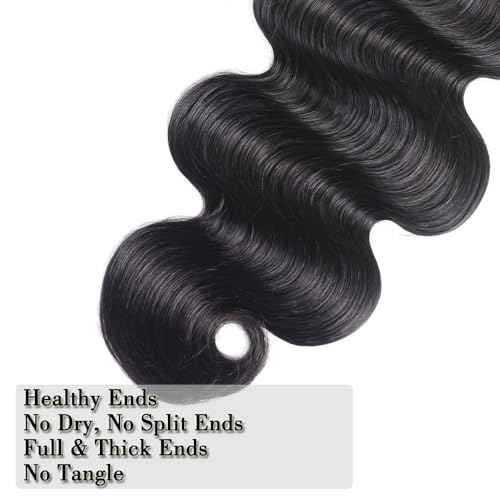 12A Human Hair Bundles 18 18 18 Inch Body Wave Bundles Human Hair Extensions 300g Unprocessed Brazilian Virgin Body Wave 3 Pieces Deals Brazilian Quick Weave Natural Black Wavy Extensions