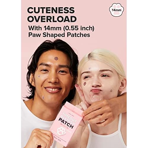 I Dew Care Hydrocolloid Acne Pimple Patch - Timeout Blemish Happy Paws | 36 Count (14mm) + Face Serum - Juicy Kitten | Purifying Power-Green Korean Skincare with Niacinamide, 1.01 Fl Oz Bundle