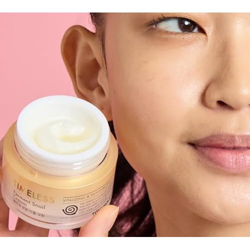 TONYMOLY Timeless Ferment Snail Cream 10.4 oz ? 70% Gold Fermented Snail Mucin Face Cream for Hydration, Barrier Repair & Anti-Aging ? K Beauty Moisturizer for Radiance, Firmness & Nourished Skin