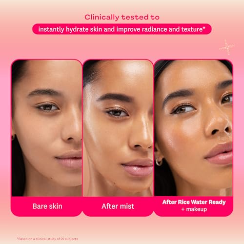 The Face Shop Rice Water Glowy Essence Jelly Mist 3.72 fl oz - Hydrating Skin & Makeup Primer