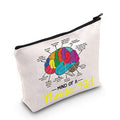 MEIKIUP Mind Of A Theater Musical Gifts Musical Theatre Nerd Makeup Bag Theatre Gift for Actress Actors (Theater Bag)