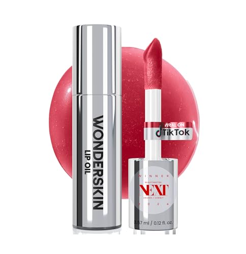 Wonderskin Lip Oil Rehab Serum - Tinted Hydrating Lip Oil - Amour
