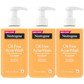 Neutrogena Oil Free Acne Face Wash, 2% Salicylic Acid, 3-Pack