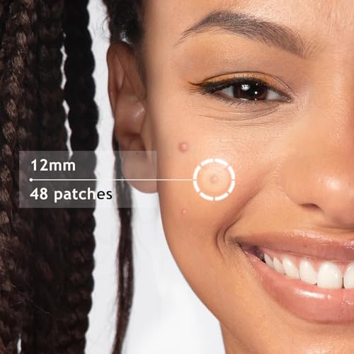 Ultra Pimple Patches - Hydrocolloid Acne Patch for Covering Zits and Blemishes Breakouts Spot Acne Dots Stickers for Face and Skin (48 counts) Day and Night Use