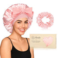Double-Layer Satin Sleep Bonnet for Curly Hair