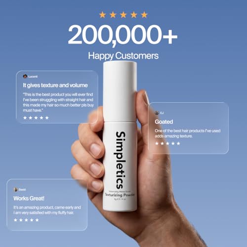 Simpletics Texturizing Powder 4g - Natural Hair Volume & Matte Finish